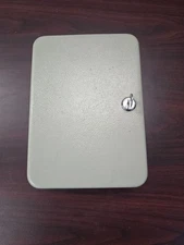 Key Safe Lock Box 48 Key Holder Cabinet Wall Mount Heavy Steel With (1) Key