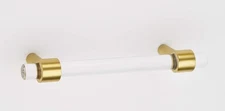 Alno A860-4-PB/NL Contemporary 4" Center to Center Acrylic Bar Cabinet Pull