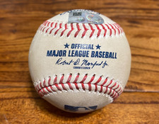 Erik Miller Giants Game Used STRIKE OUT Baseball 4/10/2024 Nationals ROOKIE K #7