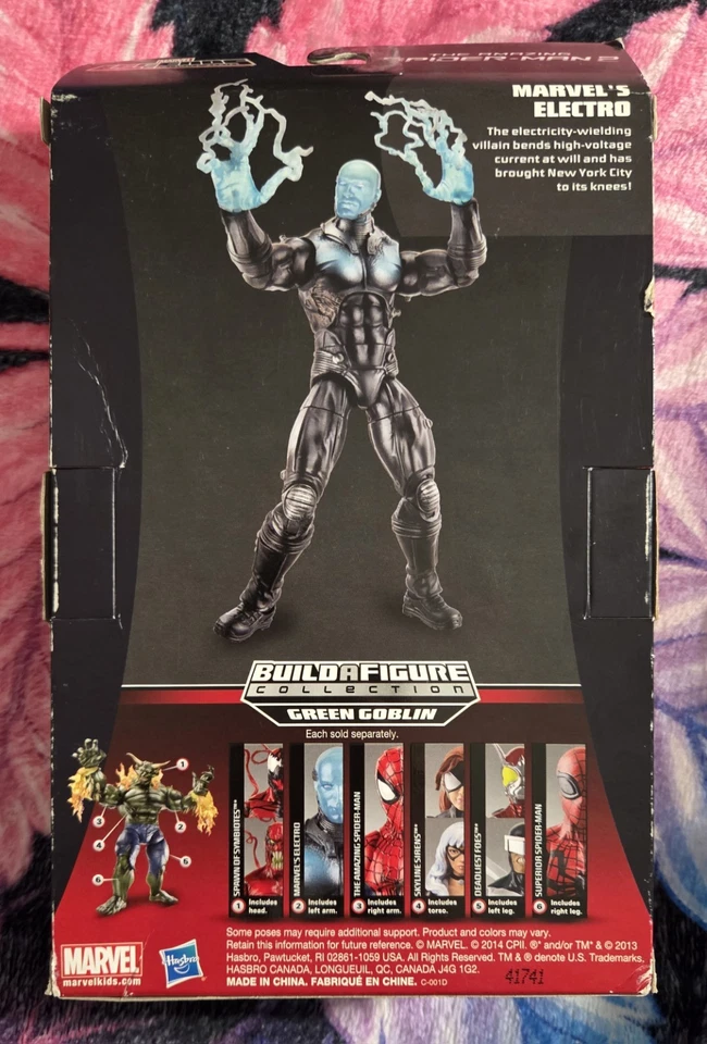 Marvel Legends Electro Ultimate Duende Verde BAF Wave 2014 Amazing Spider-Man 2 Foto 2 de 2