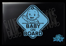 BABY ON BOARD VINYL WINDOW DECAL SITICKER PEGOTE PEGATINA 