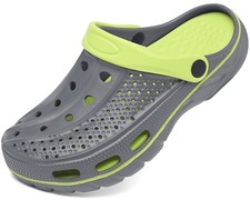 Men's and Women's Arch Support Clogs Garden Shoes Slip-on Outdoor Beach Slipp...