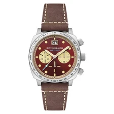 Spinnaker Hull Chronograph Burnt Maroon