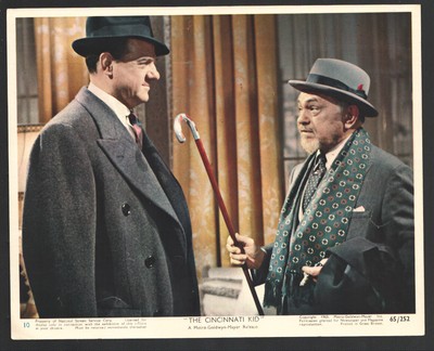 Cincinnati Kid #10 1965-about 8x10 color still of ''Cincinnati Kid''-Features Karl