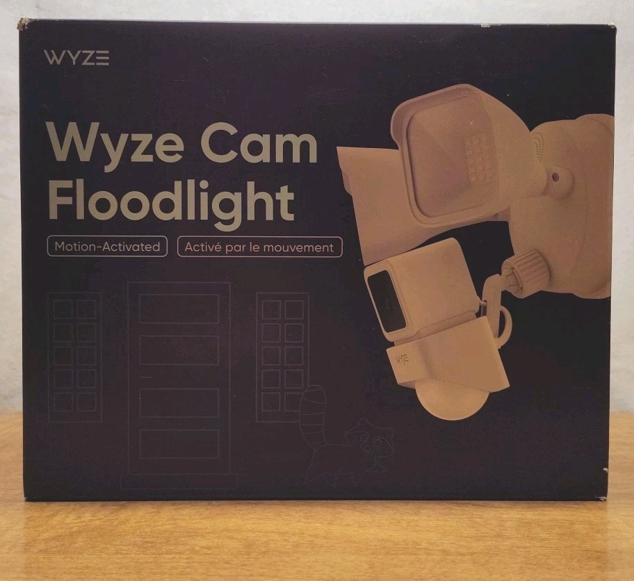 Wyze Cam Floodlight v3 1080p HD IP65 WiFi Smart Cam 2600 Lumen Motion-Activated