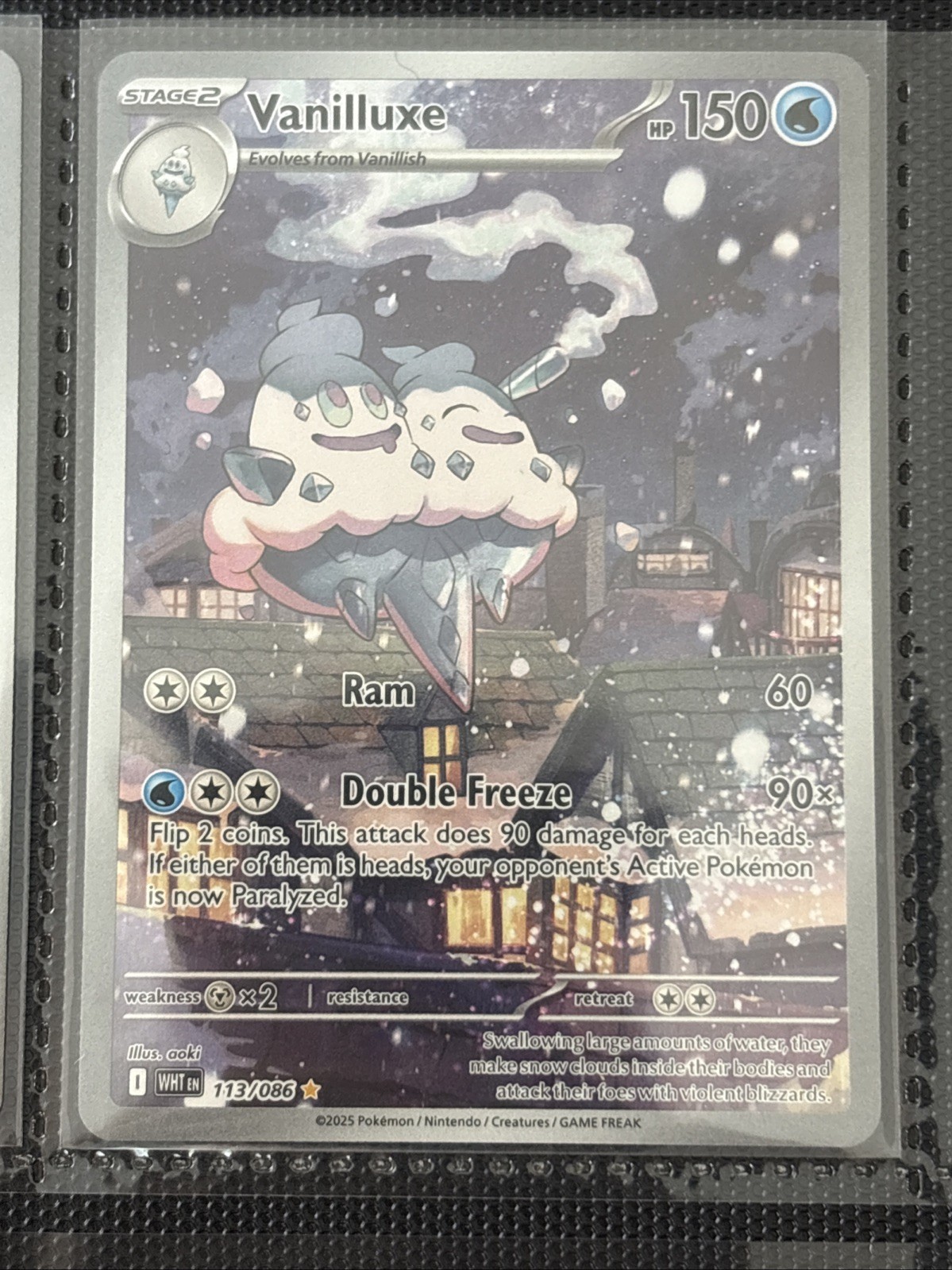 Vanilluxe 2025 Scarlet & Violet: White Flare #113/086 Illustration Rare  Price Guide - Sports Card Investor