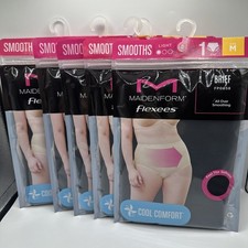 5 PACK MAIDENFORM COOL COMFORT FLEXEES BRIEF BLACK MEDIUM