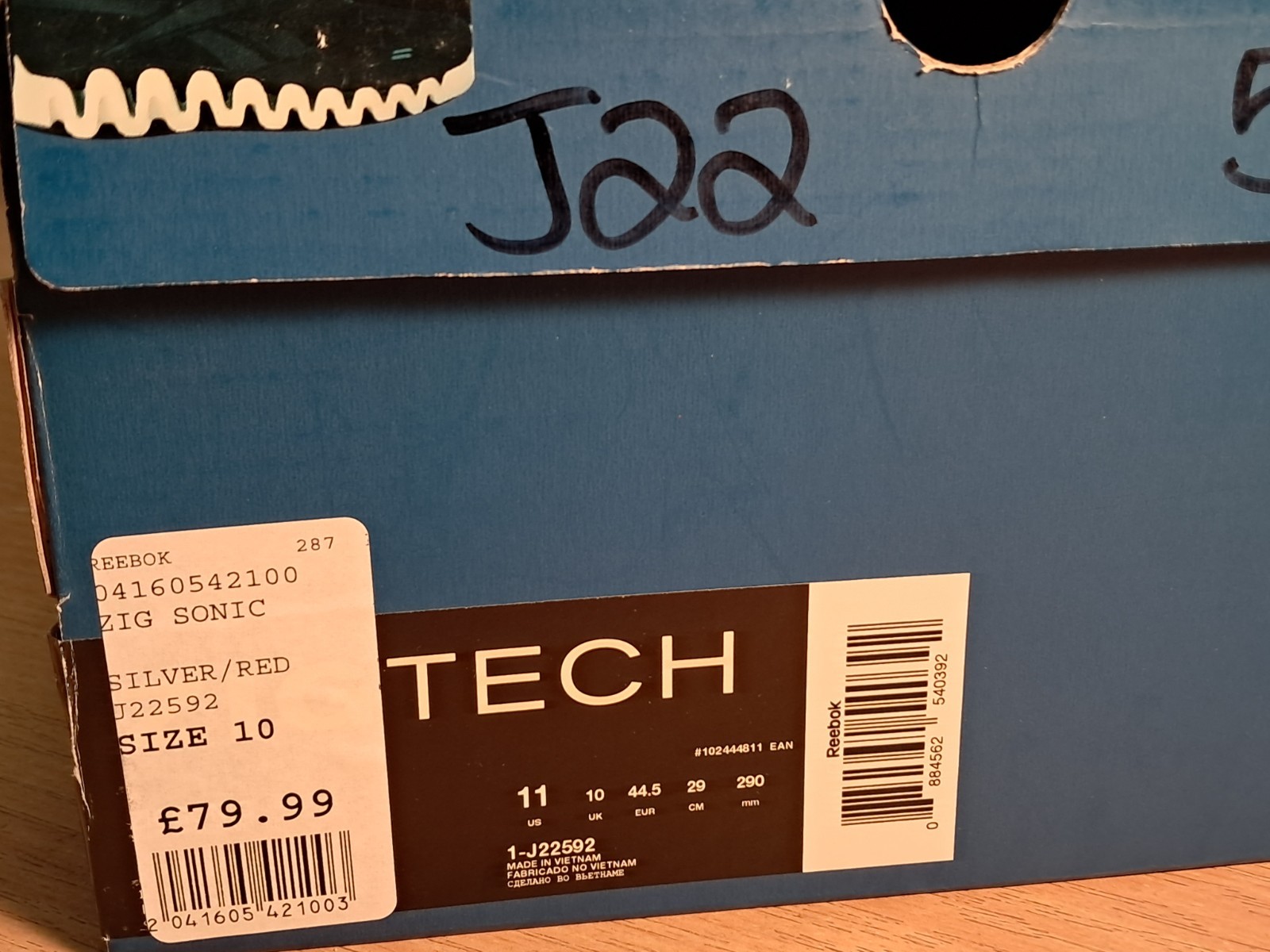 Reebok Zigtech Zig Sonic Running Shoes Trainers U… - image 9