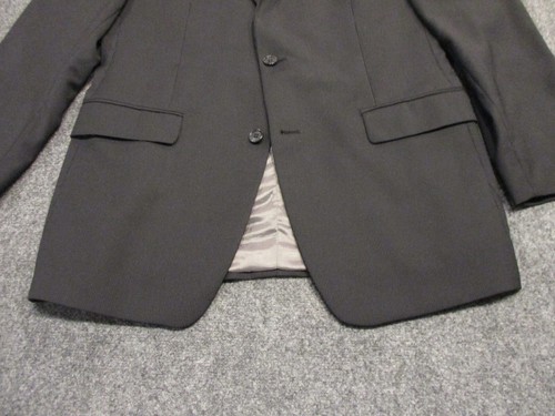 Calvin Klein Blazer Jacket Men's 40L Black Regular Wool Blend Striped - 第 3/15 張圖片