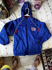 Reebok New York Giants Mens winter jacket fleece lined size 10-12