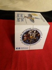Hewlett Packard Rotating Cube Promoting 5SI Printer From 1995-Salesman Sample