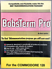 NIB Bob's Term Pro disk Commodore 128 -Terminal Software Progressive Peripherals