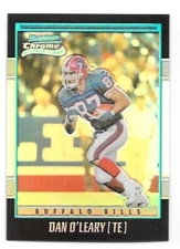 DAN O'LEARY ROOKIE REFRACTOR SERIAL /1999 2001 BOWMAN CHROME 136 BUFFALO BILLS