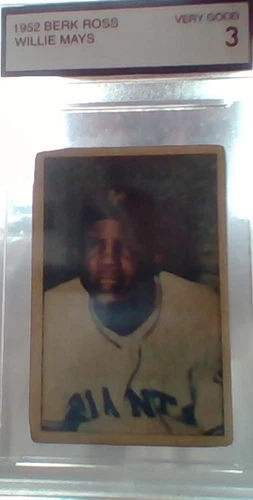 1952 Berk Ross Willie Mays