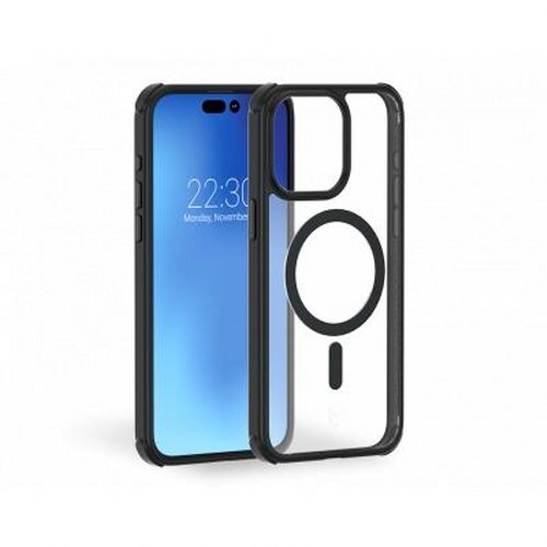 Force Case, Cover rinforzata AIR FROST  per iPhone 15 Pro Max, Nero