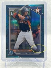 Miguel Palma 2024 Bowman Chrome Refractor Blue /150 Astros Rare
