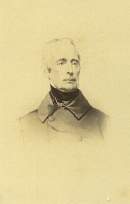 Frankreich Paris Autor Alphonse de Lamartine Portrait altes CDV Foto Vallette 1870