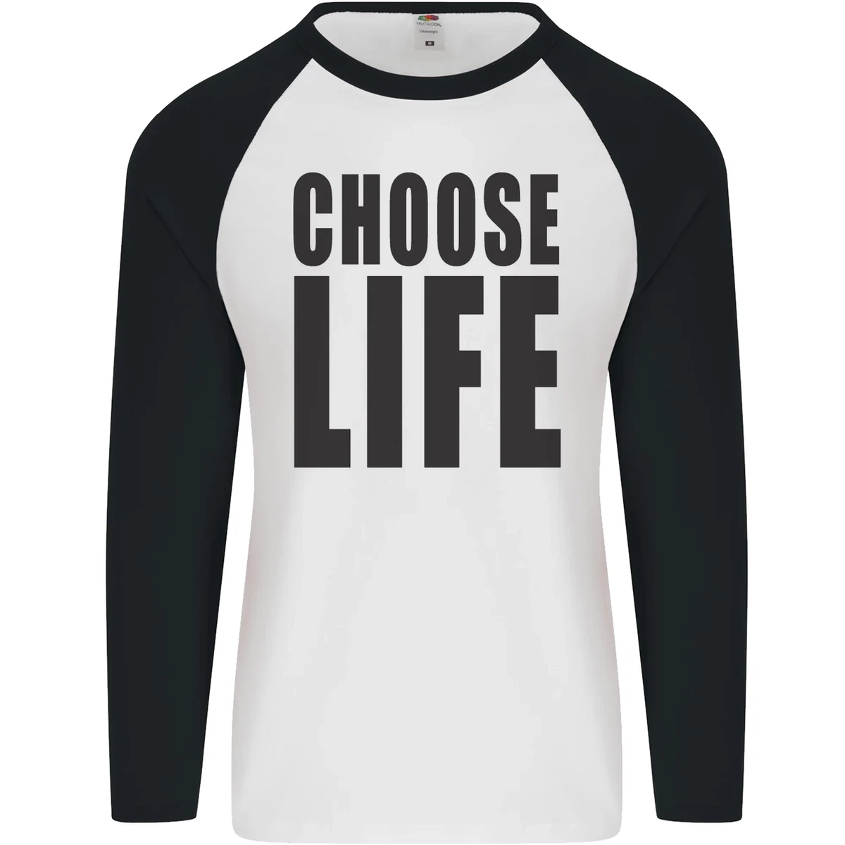 Fruit Of The Loom T-Shirt Uomo Manica Lunga In Cotone - Bianco, Taglia L - 100% Cotone Pre-ristretto