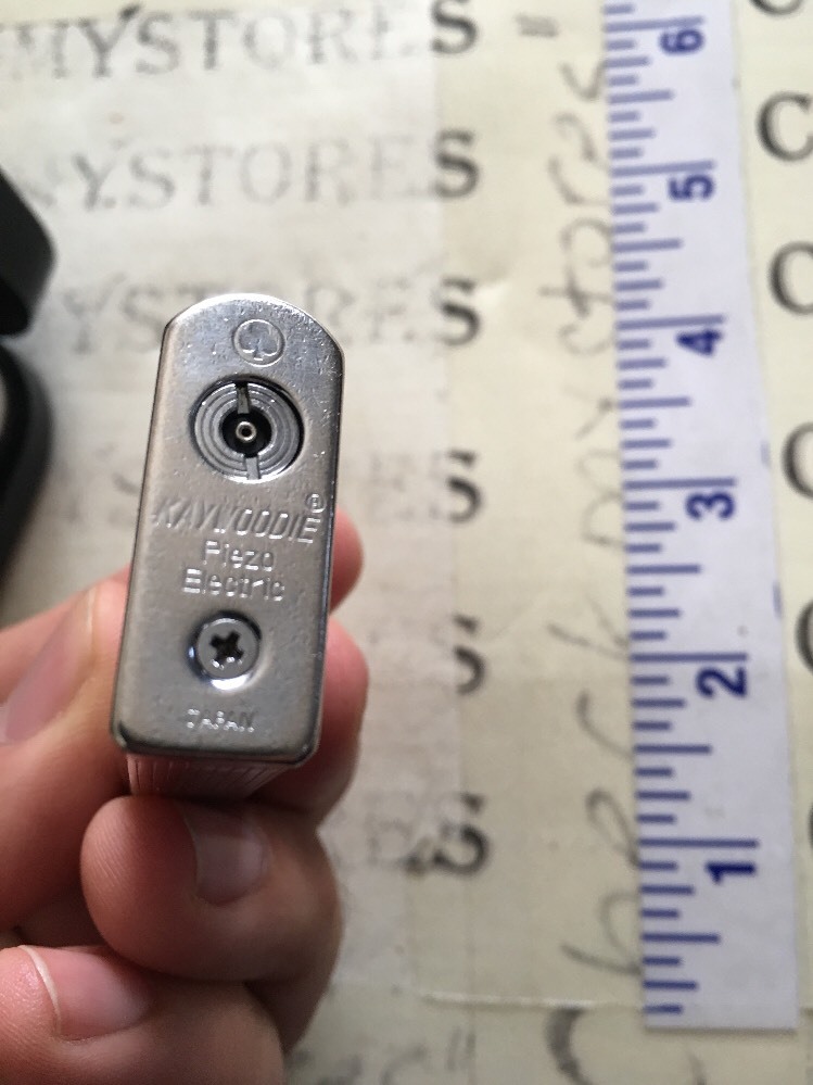 Pearl ジャパンヴィンテージ VINTAGE Vintage Electric Lighter Kaywoodie Piezo Silver TONE