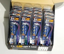 Performance Tool 2 in 1 LED Light & Laser Case Of 16 ☆ New ☆ W2380 Retail Pack 