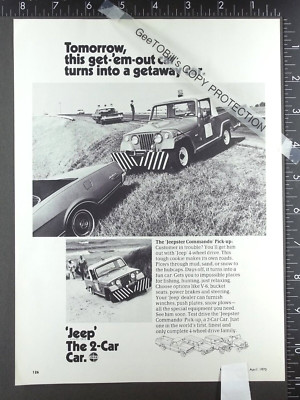 1970 AD for Jeep Jeepster Commando Pick-up truck