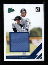 KAITO YUKI 2019 DONRUSS RATED PROSPECT ROOKIE USED WORN JERSEY AN1896