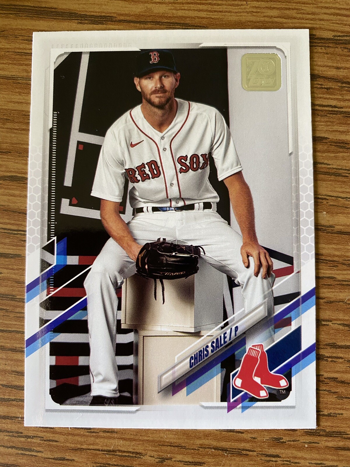 2021 Topps Series 2 #609 Chris Sale Short Print SP Photo Variation Red Sox