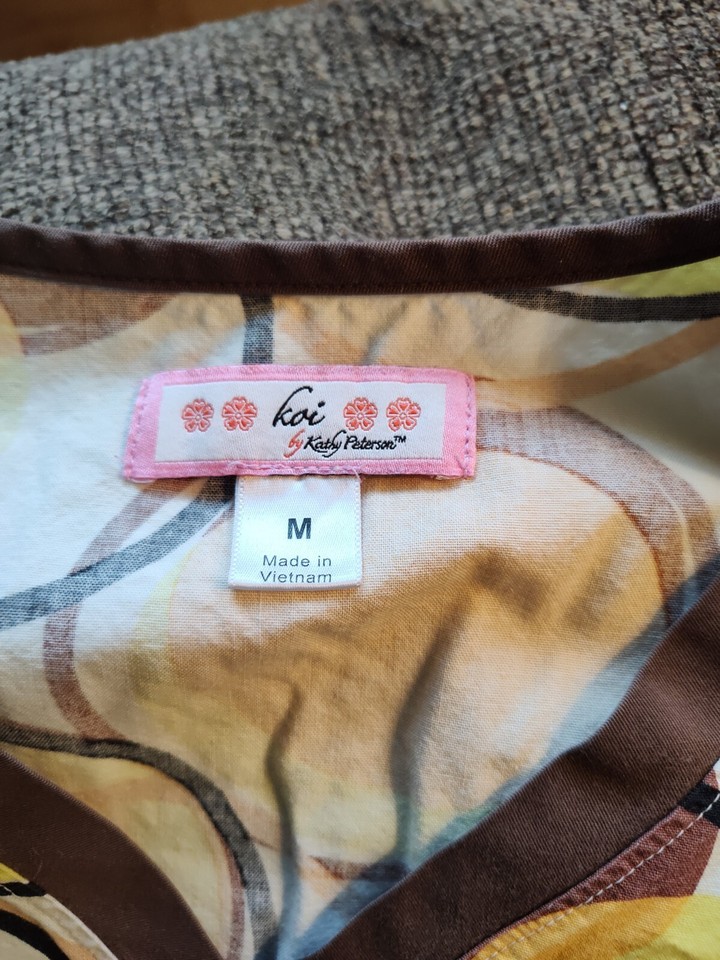 scrub tops koi womens medium Lot Of 4 Fall Colors eBay