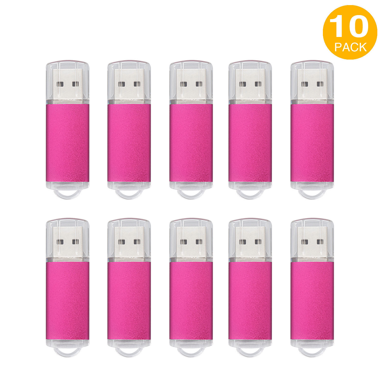10 piezas/lote Memoria USB en blanco rectangular 1GB 2GB 4GB 8GB 32GB, imagen 8