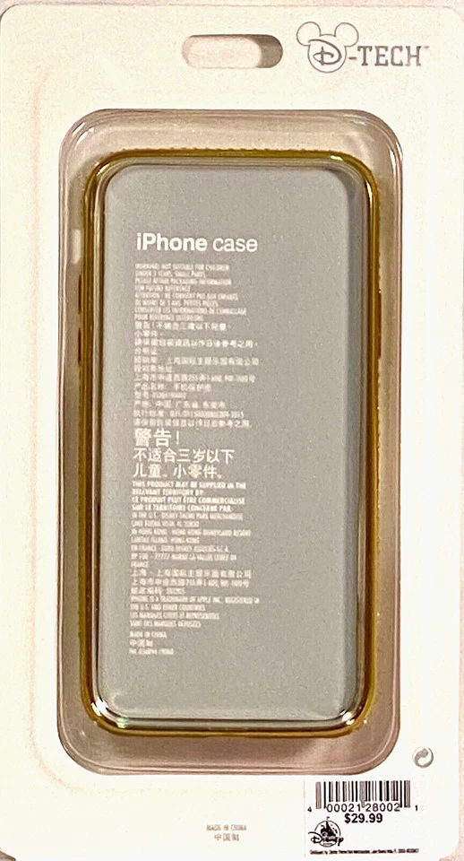 Disney Parks D-Tech Bella La Bella y la Bestia iPhone XS Funda Transparente con Gemas Foto 4 de 4