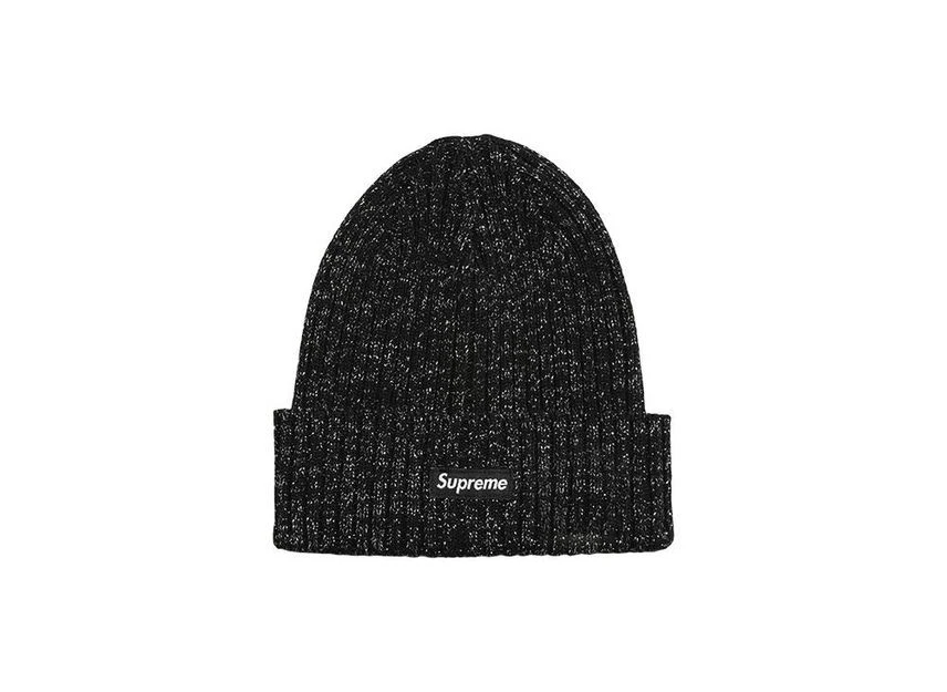 Bonnet Supreme overdyed noir métallisé (25SS)