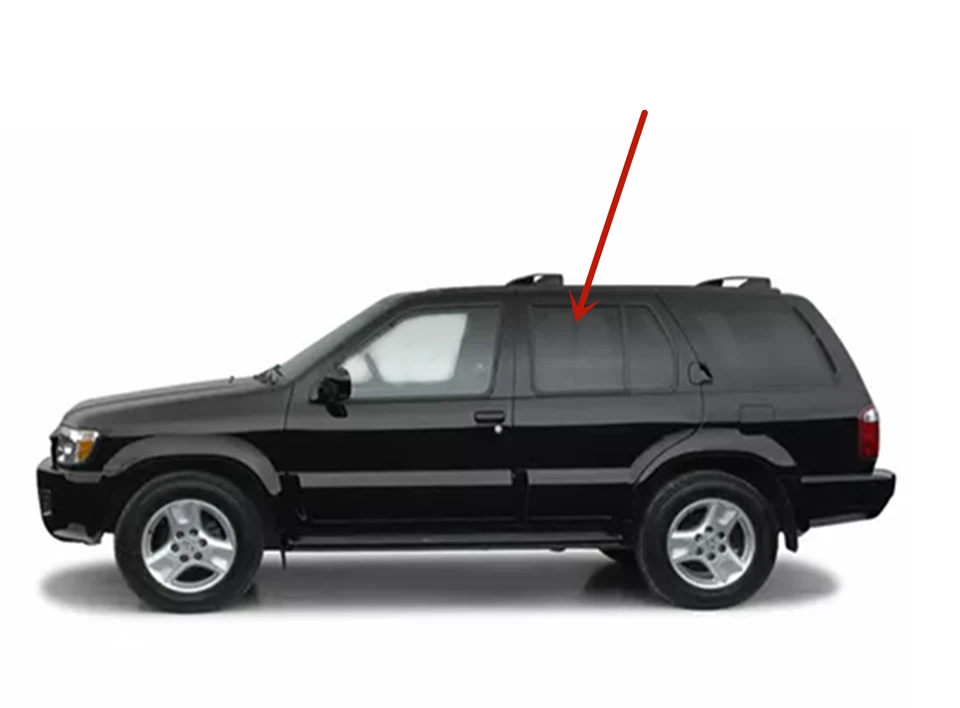 Fits 1996-2004 Nissan Pathfinder Infiniti QX4 Driver Left Rear Door Window Glass Foto 2 de 4