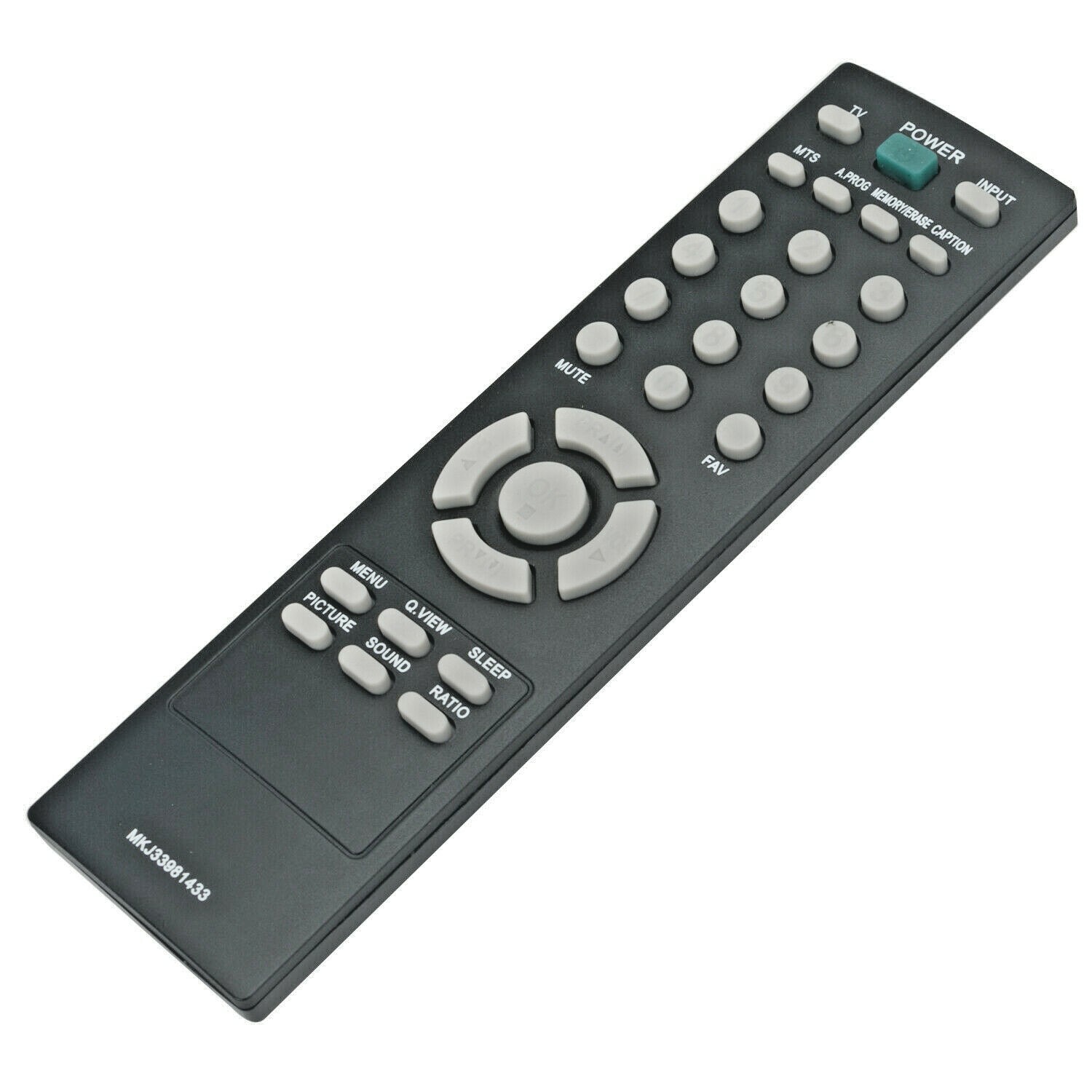 New Remote Control MKJ33981433 Replacement for LG HD TV 22LD310 26LD310 32LD310