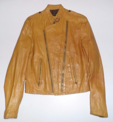 Vintage Reed Sportswear Leather Punk Biker Jacket Unique Style