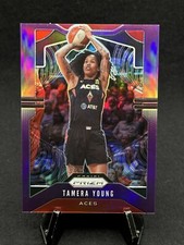 2020 Panini Prizm WNBA Tamera Young Purple Prizm /125 #73 Las Vegas Aces 1st Yr