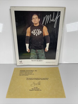 Matt Hardy SIGNIERTES Foto 2006 Matt Hardy SIGNATUR AEW WWE TNA RINGSIDE