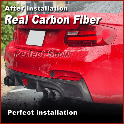 Difusor trasero de carbono adecuado para BMW F22 F23 M paquete 235i 240i difusor parte trasera - Imagen 6 de 17