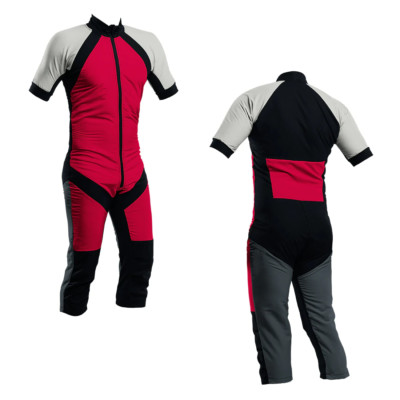 Skydiving Suit for Summer Season, Free Fly Jump Suit - Red-Charcoal Design-S20
