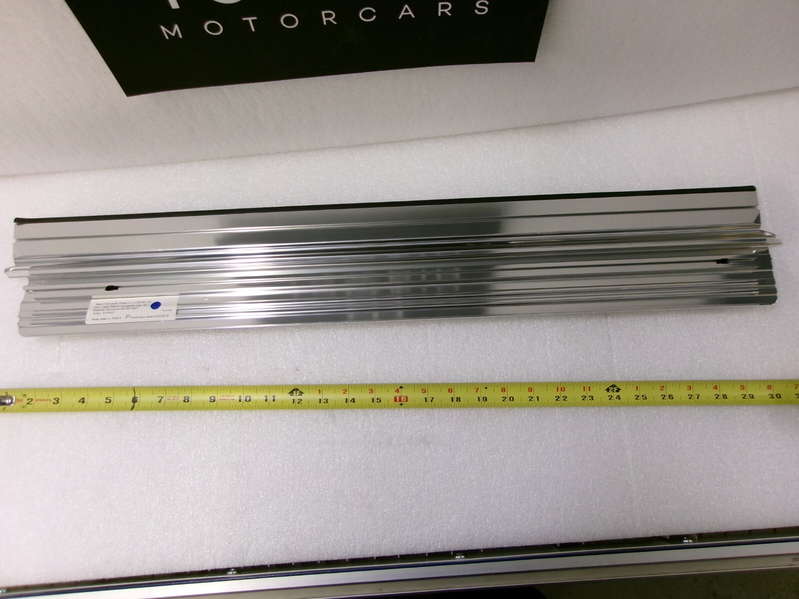 Rear Right Door Sill Scuff Plate Trim  51477406754 Rolls Royce Phantom 17-22