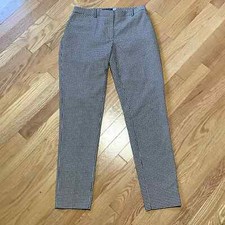 Tommy Hilfiger Black White Plaid Trouser Dress Pants 4