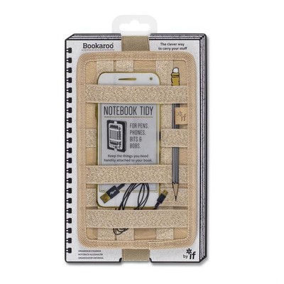 If USA 40907 Bookaroo Notebook Tidy Cases  Metallic Gold