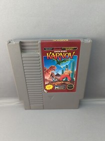* Karnov (Nintendo NES, 1988) Cartridge And Manual Only