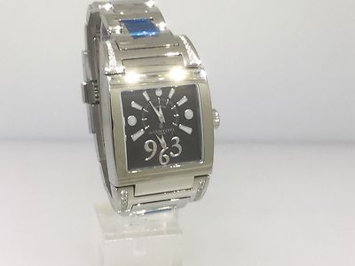 DE GRISOGONO TINO ACIER DIAMOND LADIES WATCH N01/B NEW WITH 