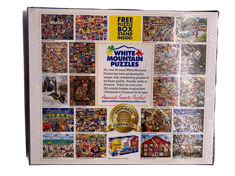 Puzzle White Mountain Fictions Hollywood Cinema 1000 piezas 2018 de J Scott Nicol Foto 2 de 4