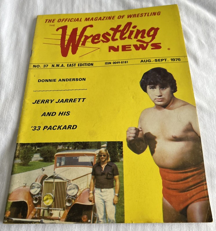 August September 1976 Memphis Wrestling News Magazine NWA East Jerry Jarrett