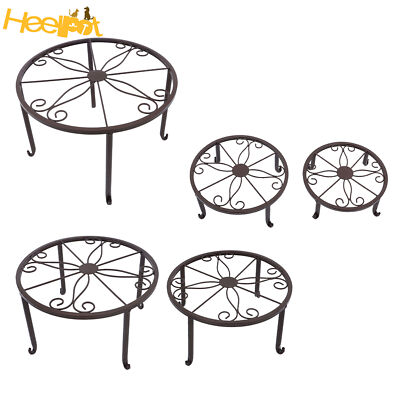 5 Pcs High Quality Metal Plant Stand Flower Pot Stands For Indoor Outdoor Plants