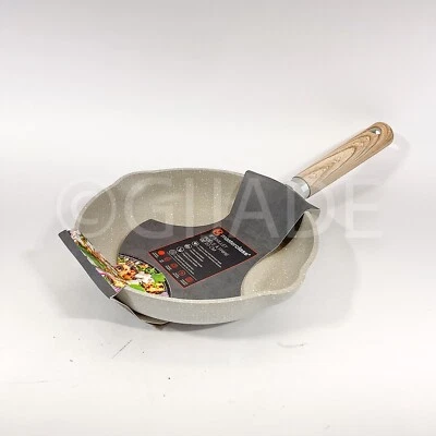 MASTER CLASS Masterclass Frying Pan Nonstick Skillet Premium Cookware Collection 8 Inch Beige