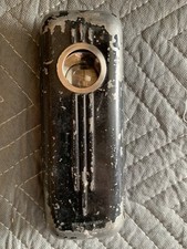 Vintage automobile Art Deco Flash Light in Metal Case Car Lighter