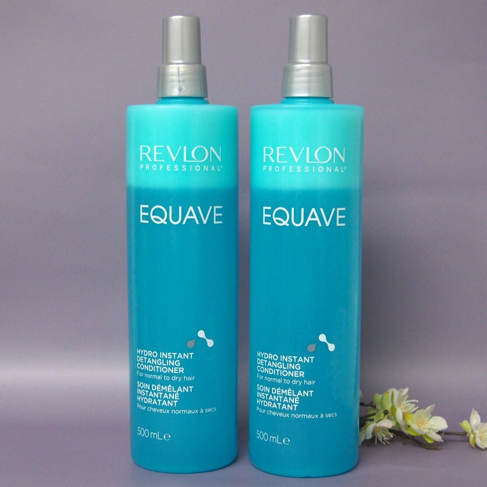 2 УПАКОВКИ кондиционера Revlon Equave Hydro для мгновенного распутывания волос 500 мл 164 унции 14090₽