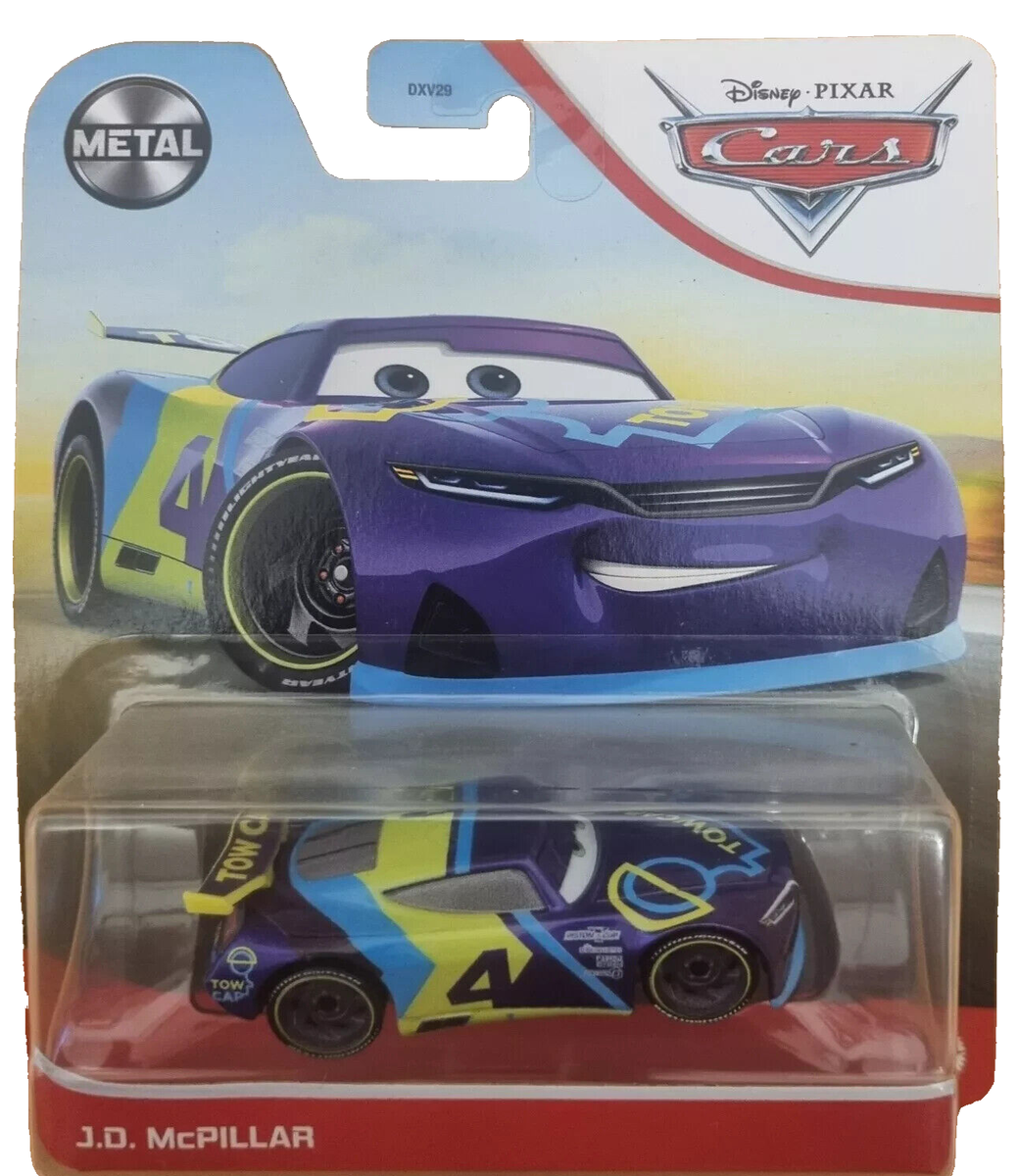 2020 Disney Cars METAL Series J.D. McPillar #4 Tow Cap 1:55 Scale